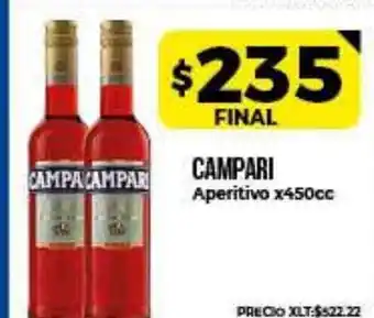 Supermayorista Vital Campari Aperitivo x 450cc oferta