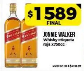 Supermayorista Vital Jonnie Walker Whisky etiquieta roja x750cc oferta