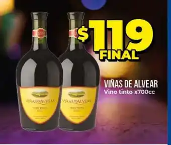Supermayorista Vital Viñas De Alvear Vino tinto x700cc oferta