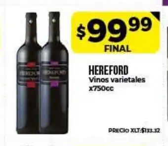 Supermayorista Vital Hereford Vinos varietales x 750ccc oferta