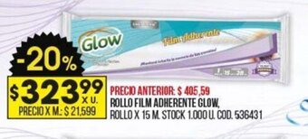 Coto Rollo Film Adherente Glow oferta