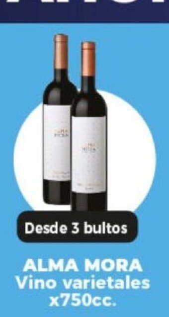 Supermayorista Vital Alma Mora Vino Varietales x 750cc oferta