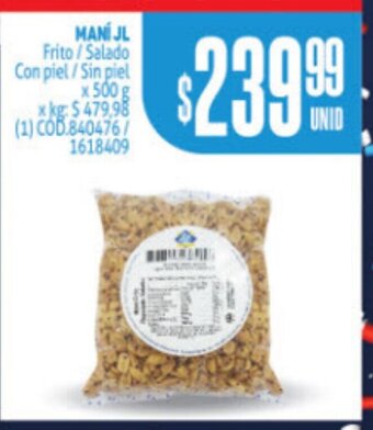 Makro Maní JL oferta