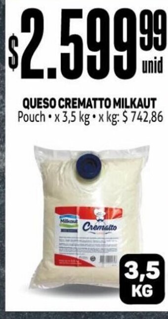 Makro Queso Crematto Milkaut oferta