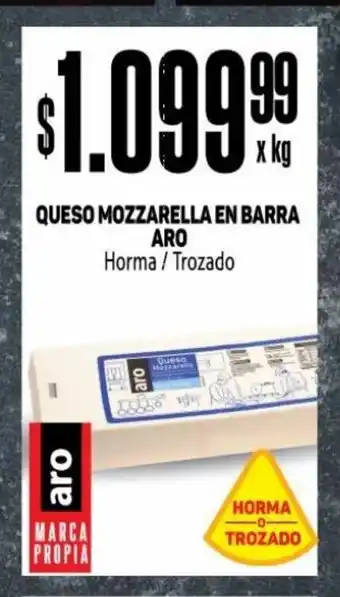 Makro Queso Mozzarella En Barra oferta
