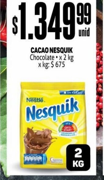 Makro Cacao Nesquik oferta