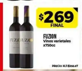 Supermayorista Vital Fuzion Vinos varietales x750cc oferta