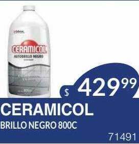 Masivos Ceramicol brillo negro oferta