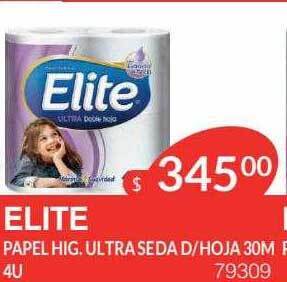 Masivos Elite papel hig. ultra seda d hoja oferta