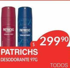 Masivos Patrichs desodorante oferta