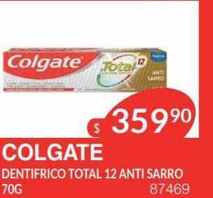 Masivos Colgate dentifrico total 12 anti sarro oferta