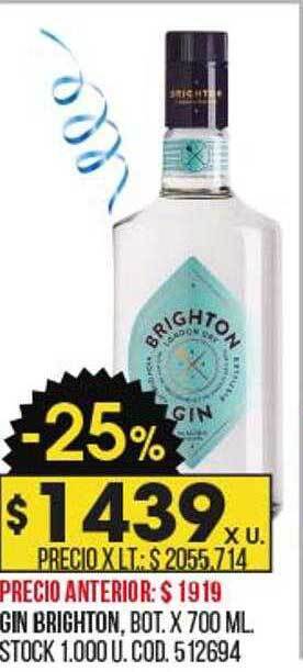 Coto Gin brighton oferta