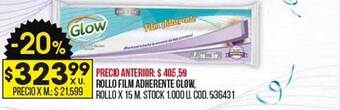 Coto Rollo film adherente glow oferta