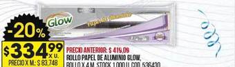 Coto Rollo papel de aluminio glow oferta