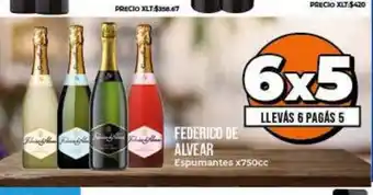 Supermayorista Vital Federico de Alvear Espumantes x750cc oferta