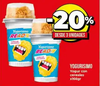 Supermayorista Vital Yogurisimo Yogur con cereales x 166gr oferta