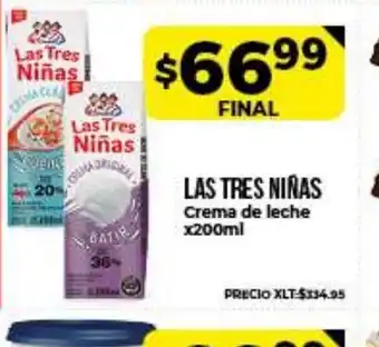 Supermayorista Vital Las Tres Niñas Crema de leche x 200ml oferta
