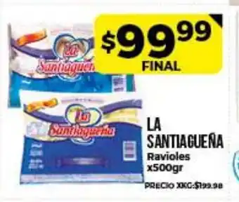 Supermayorista Vital La Santiagueña ravioles x500gr oferta