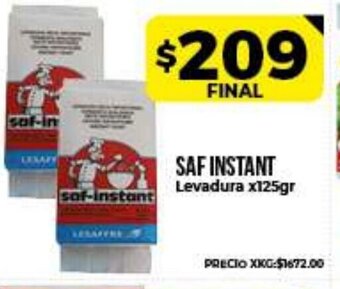 Supermayorista Vital Saf Instant Levadura x125gr oferta