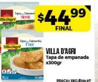 Supermayorista Vital Villa D'Agri Tapa de empanada x300gr oferta