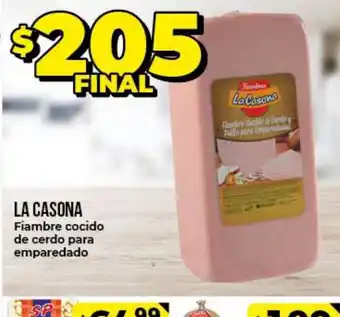 Supermayorista Vital La Casona Fiambre cocida de cerdo para emparedado oferta
