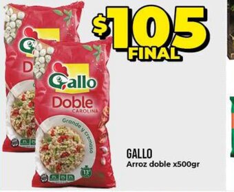 Supermayorista Vital Gallo Arroz doble x 500gr oferta