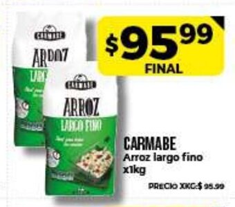 Supermayorista Vital Carmabe Arroz largo fino x1kg oferta