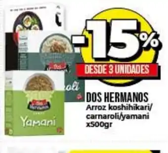Supermayorista Vital Dos Hermanos Arroz x500gr oferta