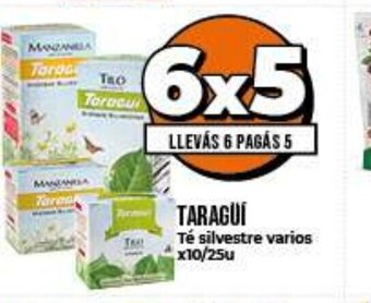 Supermayorista Vital Taraguí Tè silvestre varios x10/25u oferta