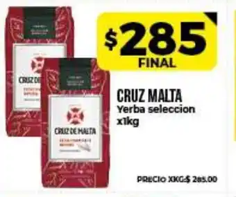 Supermayorista Vital Cruz Malta Yerba selección x 1kg oferta