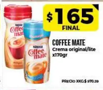 Supermayorista Vital Coffee Mate Crema original/lite x170gr oferta