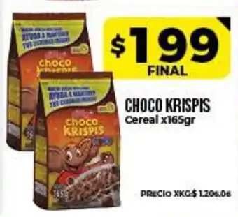 Supermayorista Vital Choco Krispis Cereal x165gr oferta