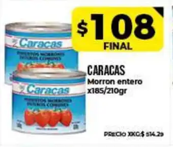 Supermayorista Vital Caracas Morron entero x185/210gr oferta