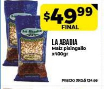 Supermayorista Vital La Abadia Maíz pisingallo x400gr oferta