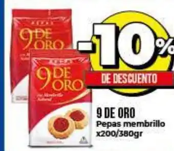 Supermayorista Vital 9 De Oro Pepas membrillo x 200/380gr oferta