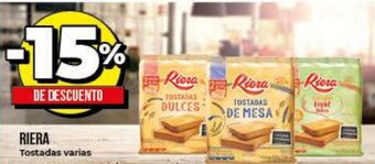 Supermayorista Vital Riera Tostadas varias oferta