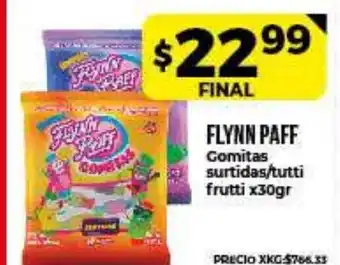 Supermayorista Vital Flynn Paff Gomitas surtidas/tutti frutti x 30gr oferta