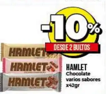 Supermayorista Vital Hamlet Chocolate varios sabores x 42gr oferta