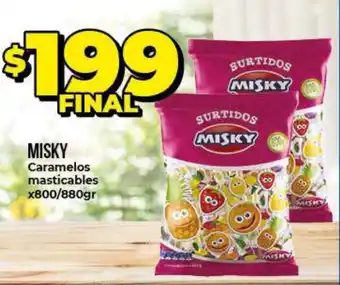 Misky Caramelos Masticables x 800gr/880gr