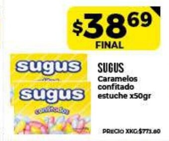 Supermayorista Vital Sugus Caramelos confitado estuche x 50gr oferta