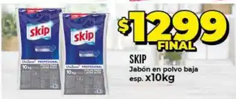 Supermayorista Vital Skip Jabón en polvo baja esp. x 10kg oferta