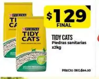 Supermayorista Vital Tidy Cats Piedras sanitarias x 2kg oferta