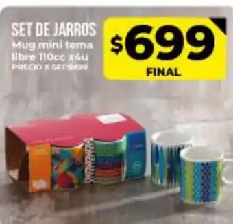 Supermayorista Vital Set De Jarros oferta