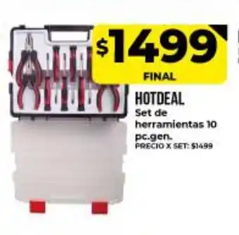 Supermayorista Vital Hotdeal Set de herramientas 10 pc.gen oferta
