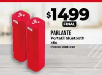 Supermayorista Vital Parlante Portatil bluetooth x 6c oferta