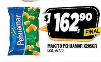 Supermercados Yaguar Maicito Pehuamar x 285gr oferta
