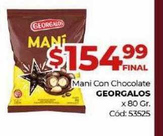 Diarco Mani con chocolate georgalos oferta