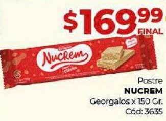 Diarco Postre nucrem georgalos oferta