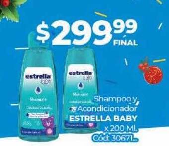 Diarco Shampoo y acondicionador estrella baby oferta