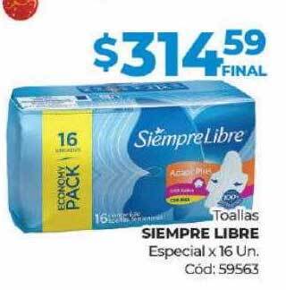 Diarco Toallas siempre libre especial oferta